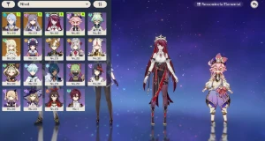 AR28 - Baal + Luz Cortadora + Keqing + 5 tiros - Genshin Impact