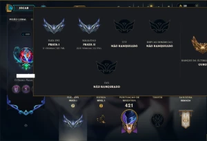 Prata 2 com TODOS os Champs e 113 Skins (Mais de 500 Jogos)