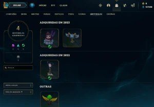 [Br] Conta Ferro 4 | 0 Pdl - Lol (League Of Legends) Elomoon
