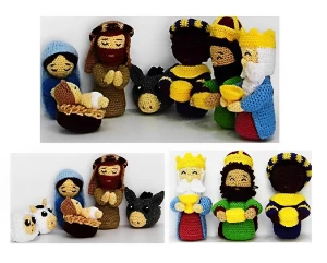 Receita em PDF - Anjos e Presépio Amigurumi