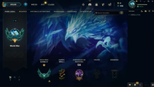 Conta Platina (Antiban) Nick World War - League of Legends LOL