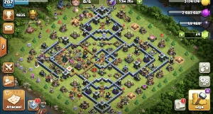 Clash of clans - Cv 14 - Nivel 207 - Super barata! Descrição