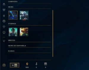 Conta Smurf League of Legends com Skins [ lol ]