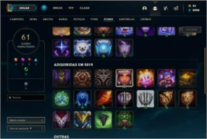 Conta ferro 2 AFUNDADA com 39 champs e 15 skins - League of Legends LOL