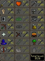 107 CB - 99 STR & RNG, 94 MAGIC | OldSchoolRunescape | OSRS
