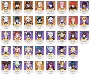 AR57 - 3 Arcontes + 7 Personagens 5* do banner de EVENTO - Genshin Impact