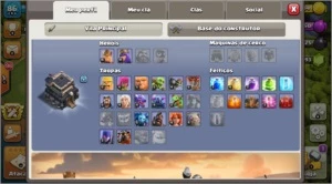 Vendo conta clash of clans cv9 semi full