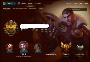 Conta League Of Legends LOL