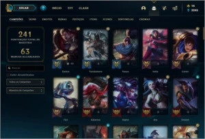 Conta prata 3 com 52 skins e 94 champs - League of Legends LOL
