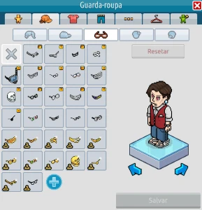Habbo Conta (Visu. Vampiresco + Sandália Hermes + Colete R.