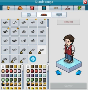 Habbo Conta (Visu. Vampiresco + Sandália Hermes + Colete R.