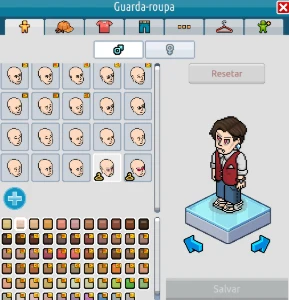 Habbo Conta (Visu. Vampiresco + Sandália Hermes + Colete R.