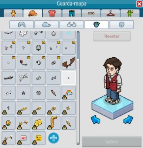 Habbo Conta (Visu. Vampiresco + Sandália Hermes + Colete R.