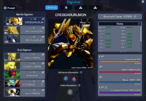 Conta end game DSR 2 omegamon, time va, vir , data , free - Digimon Super Rumble
