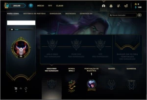 Conta unranked com 20 champs e 2 skins - League of Legends LOL
