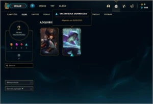 Conta unranked com 20 champs e 2 skins - League of Legends LOL