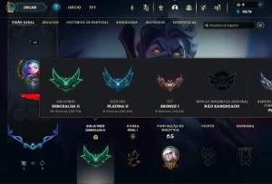 Conta De Lol Esmeralda 2 Ganhando 35+ Pontos - League of Legends