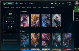 Conta lol/TFT platina 2 - League of Legends