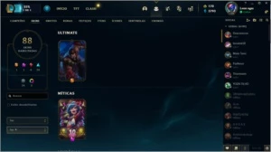 Conta LOL - único dono - nunca banida - 88 skins - League of Legends