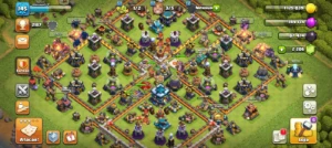 clash of clans 13 + 2200 de gemas