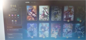 Conta platina todos os Champions/220 skins - League of Legends LOL