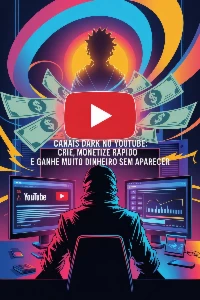 O Segredo dos Canais Dark no YouTube, monetize rápido - eBooks