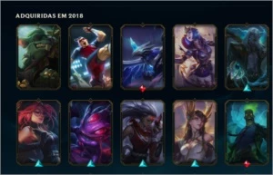 Vendo conta LOL  Diamante I   todos champions 111 skins - League of Legends