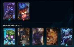 Vendo conta LOL  Diamante I   todos champions 111 skins - League of Legends