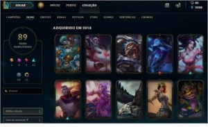 CONTA OURO 5 - TODOS OS CHAMPIONS - League of Legends LOL
