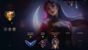 Conta de lol diamante 2, bom mmr, HONRA 4 - League of Legends