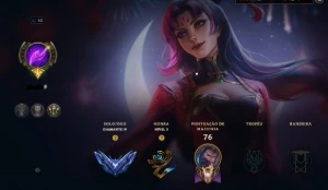 Conta de lol diamante 4, bom mmr, HONRA 4 - League of Legends