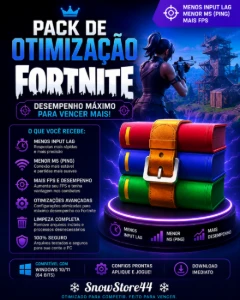 🚀 Pack de Otimização Para Fortinite