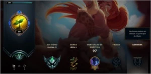 conta smurf plat 4 ganhando bastante pdl - League of Legends LOL