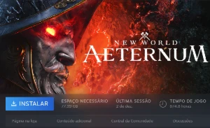 conta na steam com new world aeternum + jogo base dayz