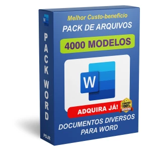 4000 Modelos de Documentos Word Editáveis - Outros