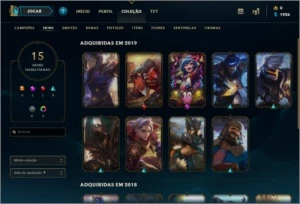 Conta League Of Legends - Smurf platina 2 ultimas seasson LOL