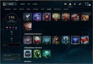 CONTA LEAGUE OF LEGENDS(DIAMANTE 4) + VALORANT (PLATINA1) LOL
