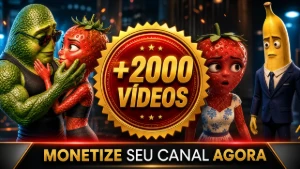 2.000 vídeos de novelinhas das frutas monetização - Vídeos e Cortes Cortes Virais