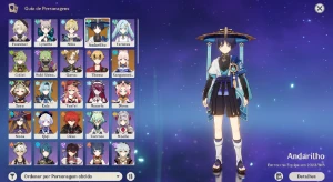 Conta promissora Andarilho c1 com Biss e Eula - Genshin Impact