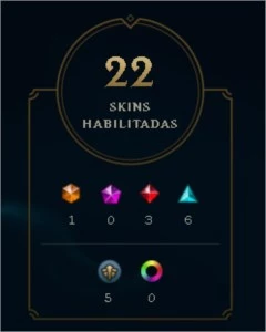 CONTA LEAGUE OF LEGENDS / +20 SKINS +40 CHAMPS / UNRANKED LOL