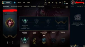 CONTA SMURF - League of Legends LOL
