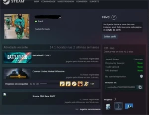 Conta de CS GO + PRIME - Counter Strike