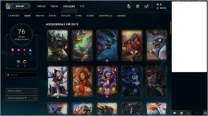 Conta Ouro 76 Skins - League of Legends LOL