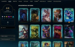 Lol Ferro, 44 Skins, 1 Ultimate, 30K Ea, Lvl 30 - League of Legends
