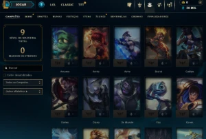 Lol Ferro, 44 Skins, 1 Ultimate, 30K Ea, Lvl 30 - League of Legends