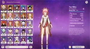AR 58 YAE+ARMA+ITTO C1(26 T5 COM CONSTELAÇÕES!)KEQC4 YOIMIYA - Genshin Impact