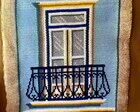 Bordado Arraiolos Varanda Portuguesa 73 x 54 cm - Pe-49 - Artesanato e Personalizados
