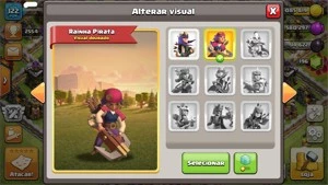 CONTA CV10 CLASH OF CLANS + 4037 GEMAS