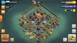 CONTA CV10 CLASH OF CLANS + 4037 GEMAS