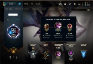 Conta Prata 1 MONO ADC - League of Legends LOL